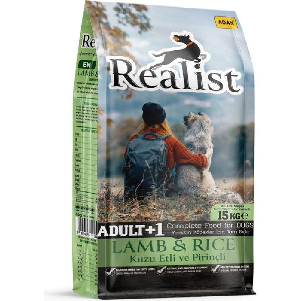 Realist Dog Realist Kuzu Etli ve Pirinçli Köpek Yemi 15 kg Evcil Hayvan Ürünleri Fiyatı