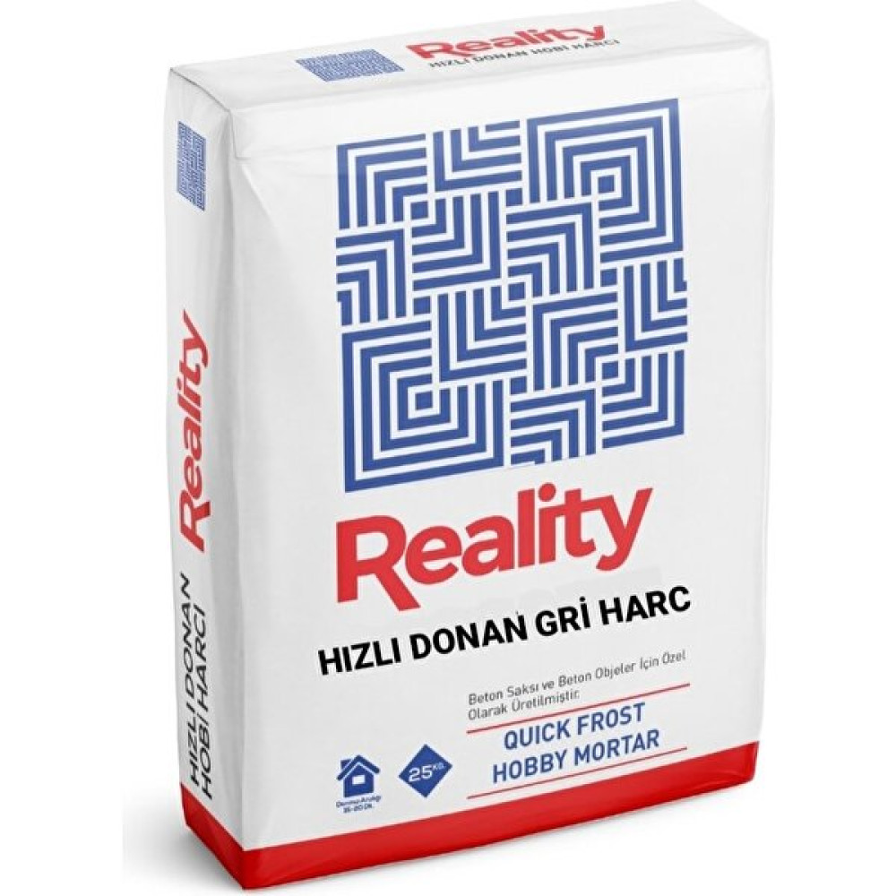 Reality Hızlı Donan Gri Beton Saksı Harcı (25 Kg.) Bitki Fiyatı