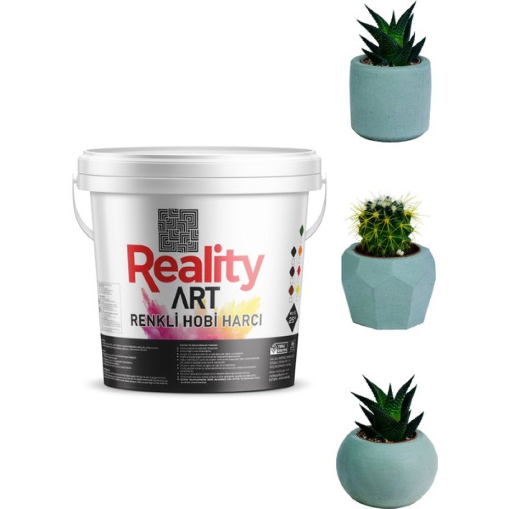 Reality Su Yeşili Beton Saksı Harcı (25 Kg.) Oto Boyaları Fiyatı