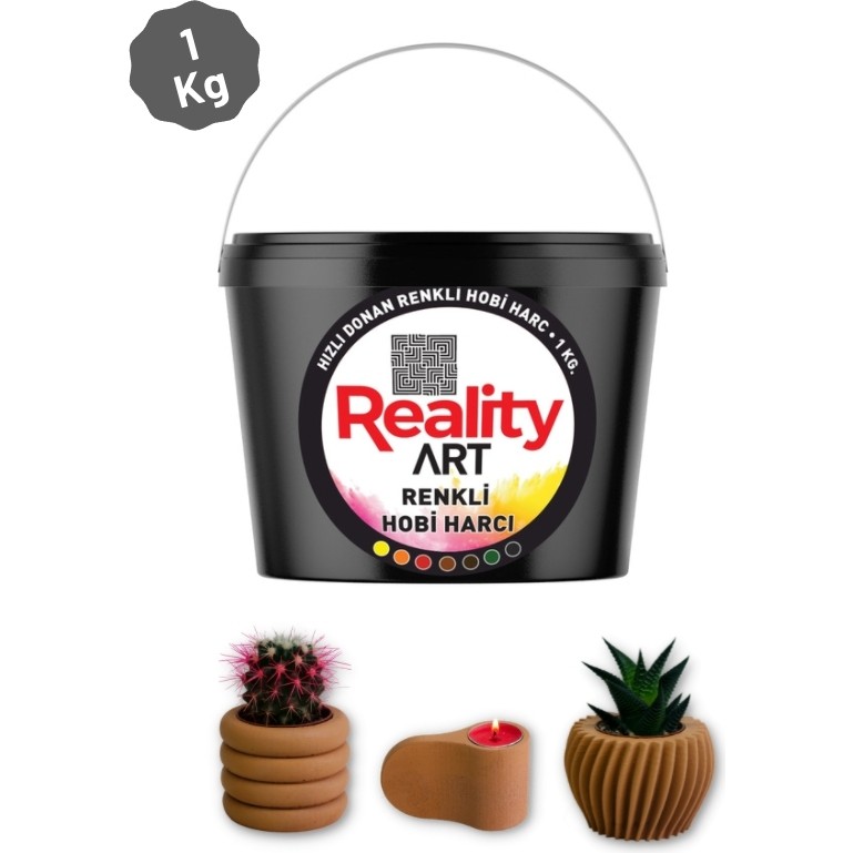 Reality Turuncu Beton Saksı Harcı (1 Kg.) Saksı ve Aksesuarları Fiyatı
