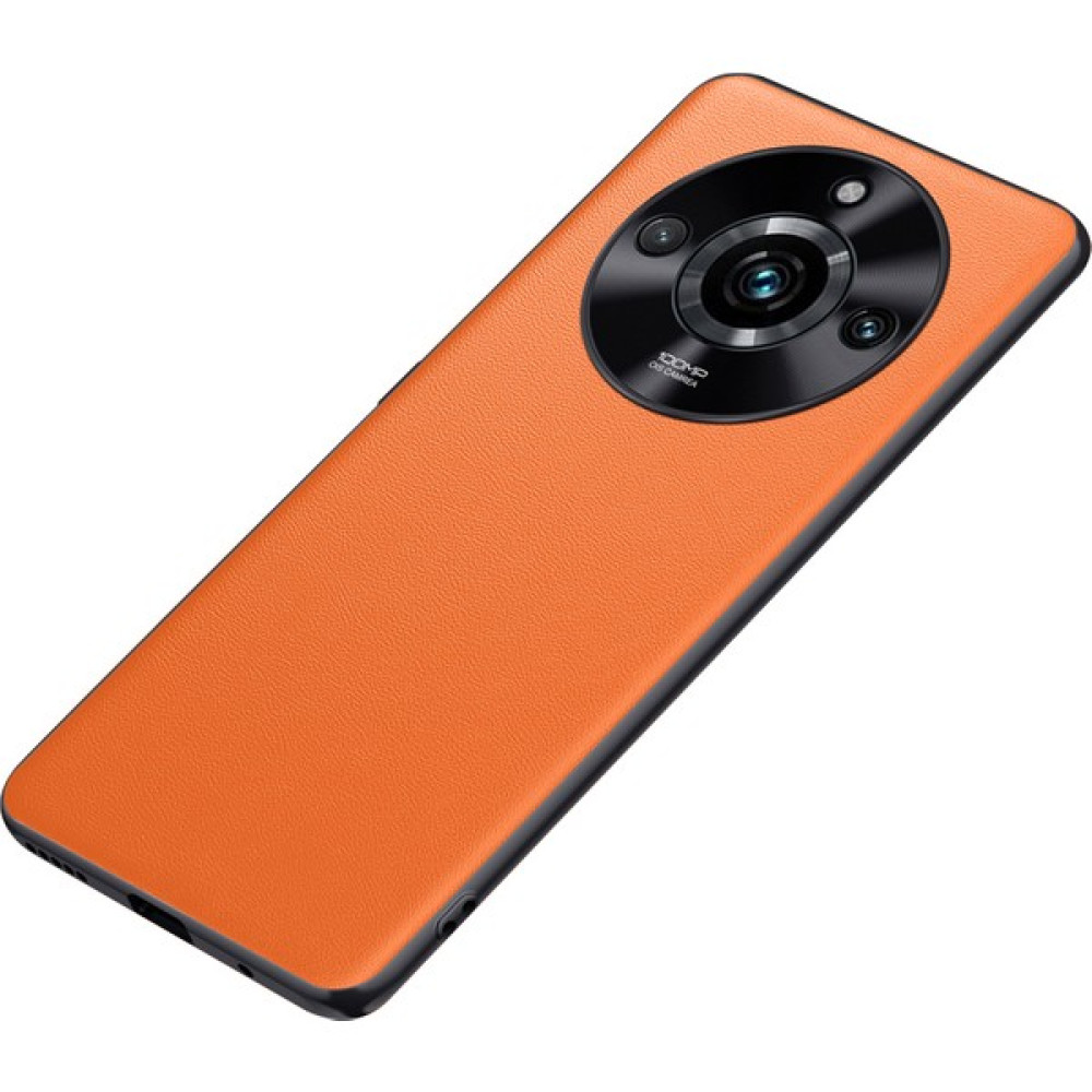 Realme 11 Pro 5g Pu Deri Kaplamalı Tpu + Pc Telefon Kılıfı Metal Lens Koruma Koruma Anti-Çizgi Kapağı (Yurt Dışından) - Kavuniçi Cep Telefonu Kılıfı Fiyatı