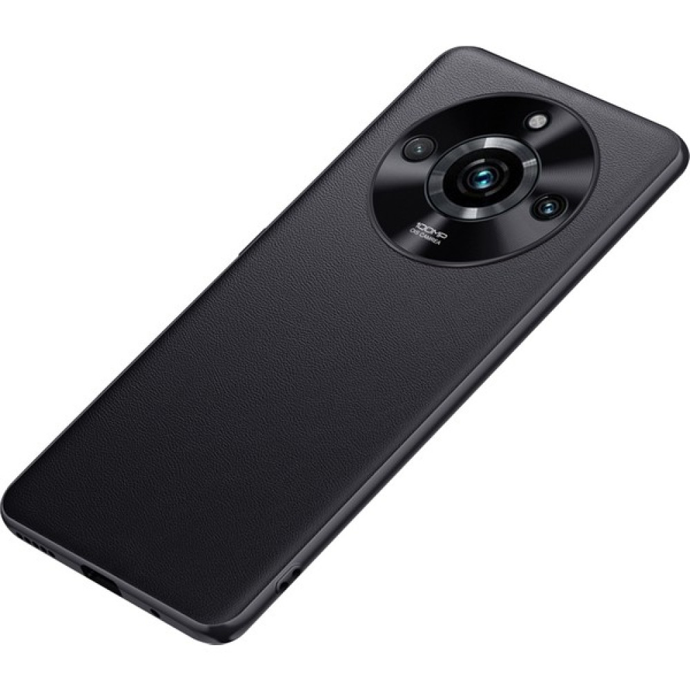 Realme 11 Pro 5g Pu Deri Kaplamalı Tpu + Pc Telefon Kılıfı Metal Lens Koruma Koruma Anti-Çizgi Kapağı (Yurt Dışından) - Renkli Cep Telefonu Kılıfı Fiyatı