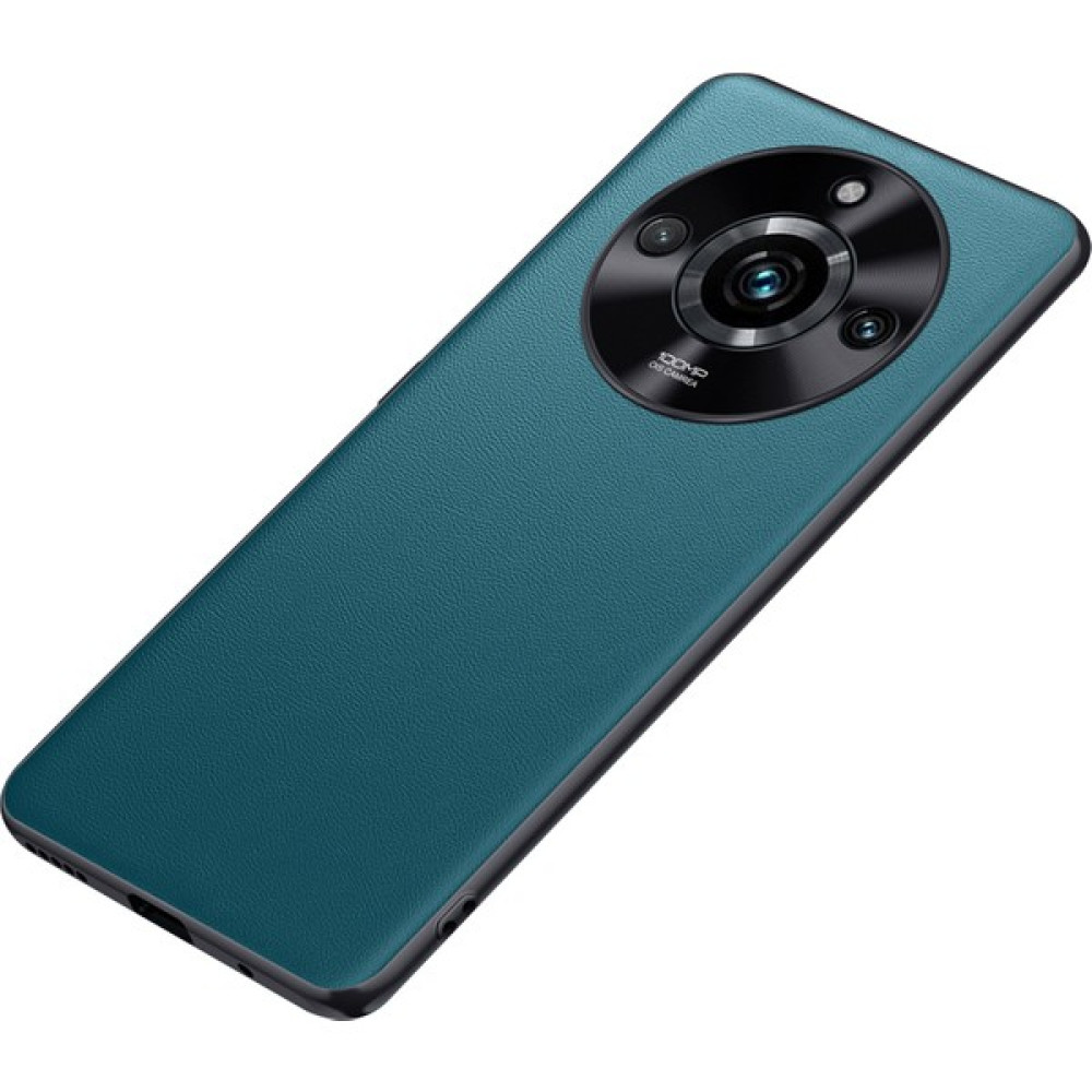 Realme 11 Pro 5g Pu Deri Kaplamalı Tpu + Pc Telefon Kılıfı Metal Lens Koruma Koruma Anti-Çizgi Kapağı (Yurt Dışından) - Sap Yeşili Cep Telefonu Kılıfı Fiyatı