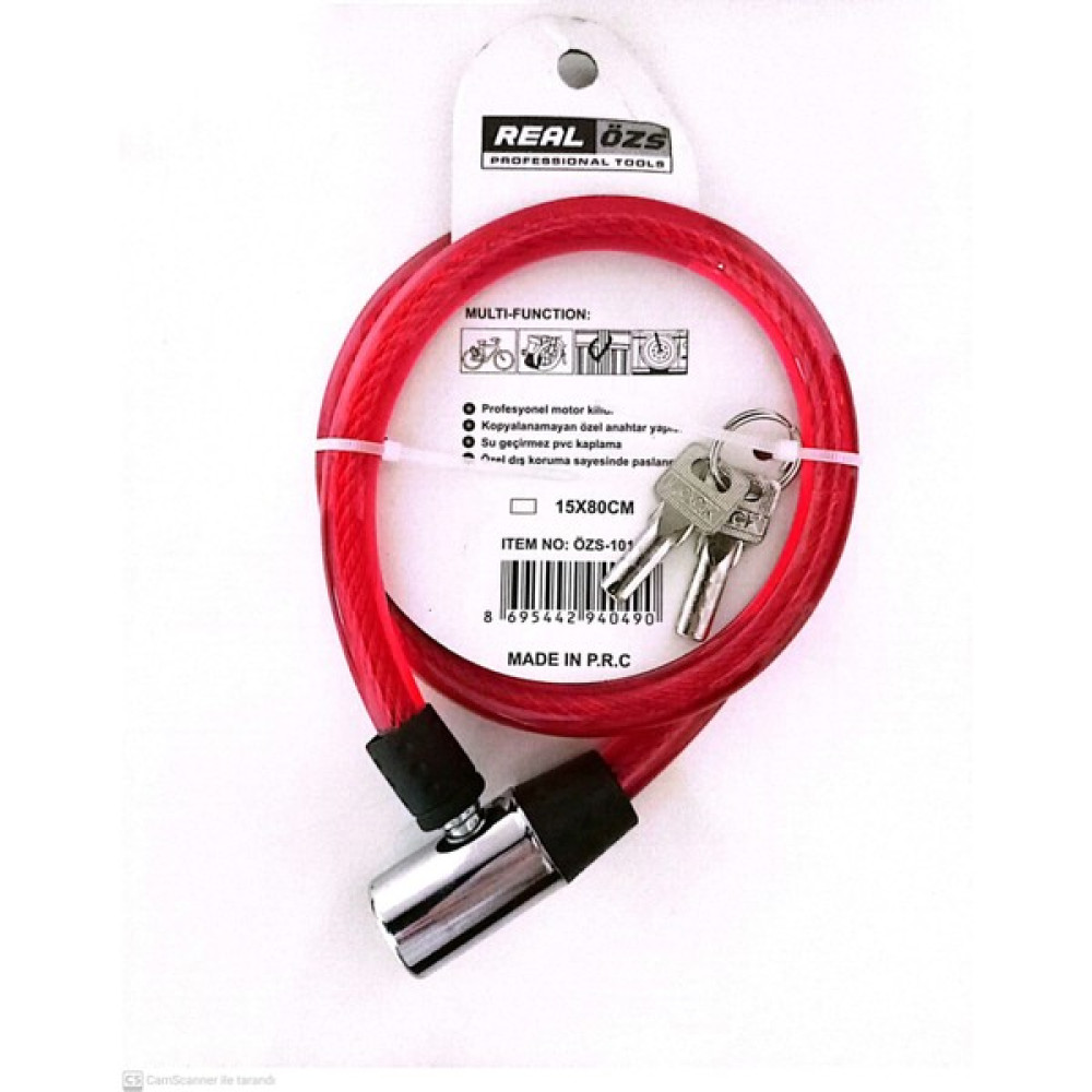 Realözs | Motor Kilidi| Bisiklet KILIDI|15X80 cm - 15*80cm Motorsiklet Aksesuarları Fiyatı