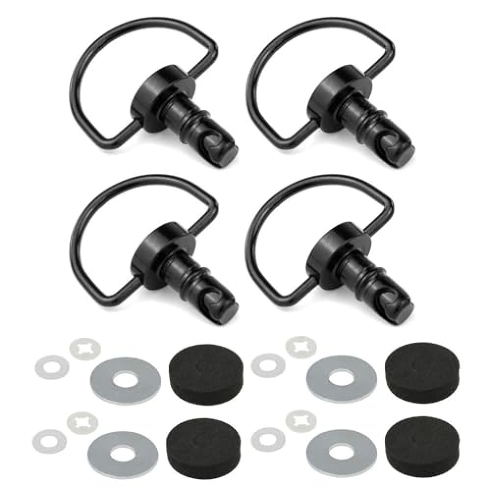 REARACE X3 Roof Pins Compatible with Can Am X3/ X3 Max 2017-2023 - Set of 4 Roof Quick Release Bolts Kit Replace OEM #715003815 (Black)