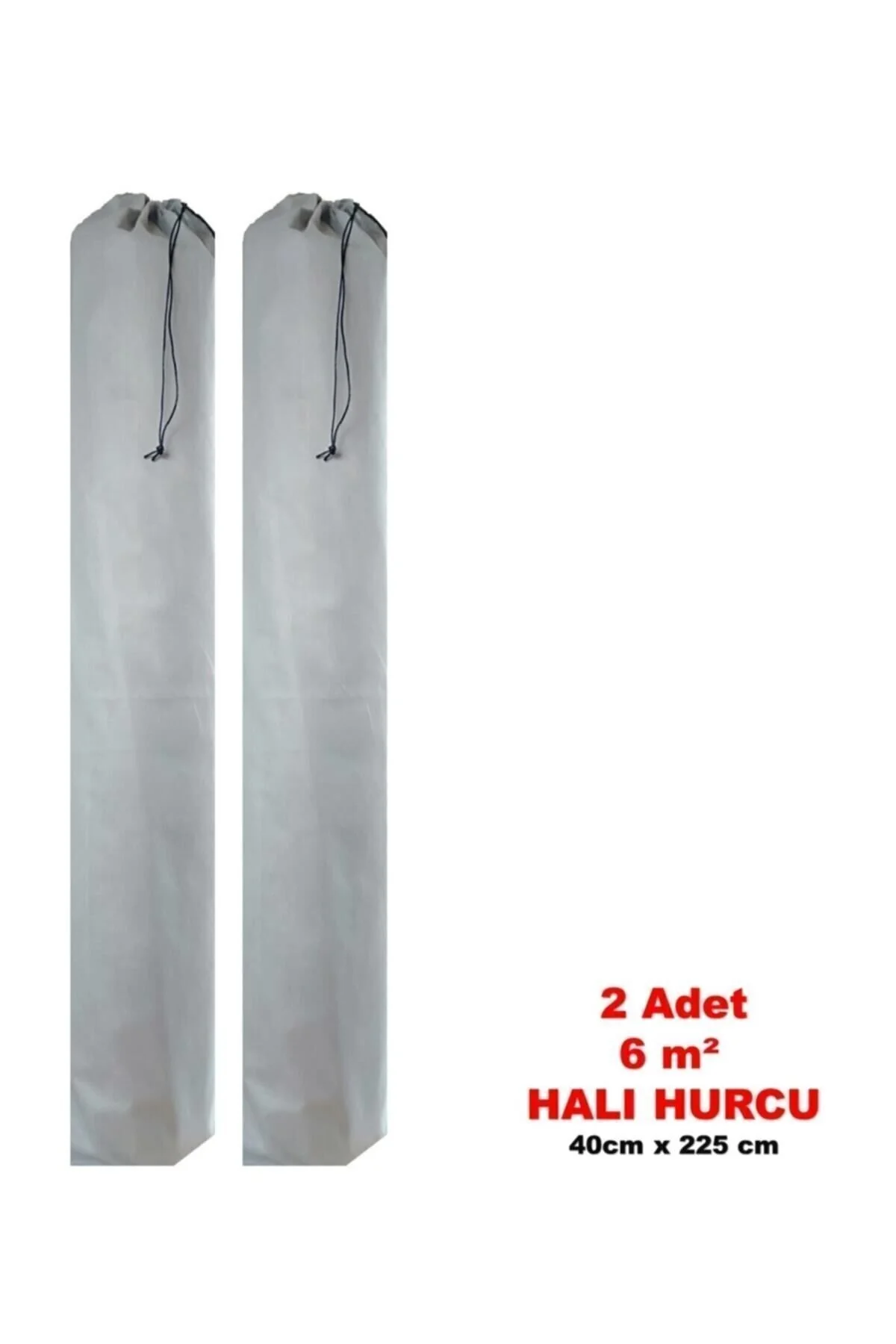 reax 2 Adet 6m² Halı Hurcu - Halı Kılıfı - Bağcıklı Halı Hurcu- Halı Poşeti - Halı Ambalajı Gri" Nalburiye & Hırdavat Fiyatı