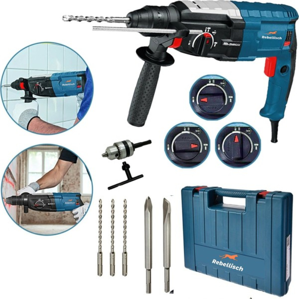 Rebellisch Germany Break Pierce Series 5200 Watt 7.0 Joule Kırıcı Delici Darbeli Matkap Kırıcı Deliciler & Kırıcılar Fiyatı