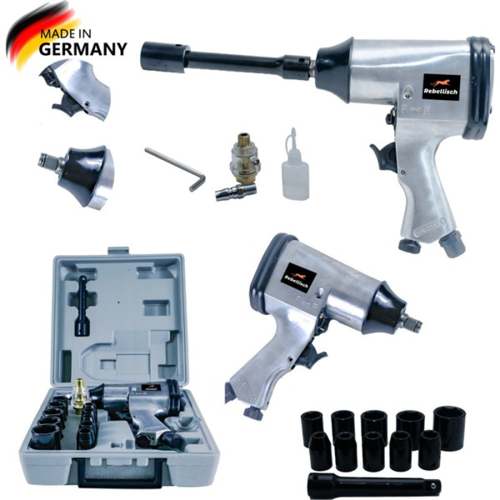 Rebellisch Germany Weather Power Series 1000 Nm Havalı Somun Sökme Sıkma Tabancası 9800 Rpm Somun Sıkma Makinesi Fiyatı