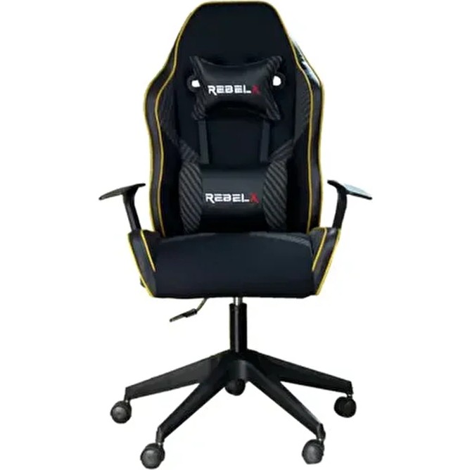 RebelX Rebel Oyuncu Koltuğu Sarı Renk Ergonomik Tasarıma Sahip Sabit Oturak Eğimi ile Konforlu Destek Ofis Koltukları Fiyatı