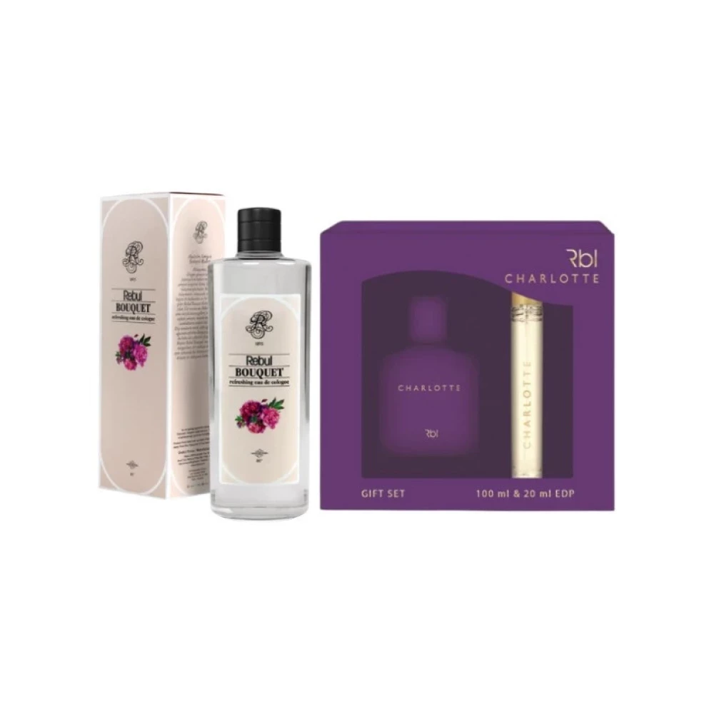 Rebul Charlotte Parfüm 100 Ml | Kalem Parfüm 20 Ml + Kolonya Bouquet 250 Ml Özel Set Kadın Parfümleri Fiyatı