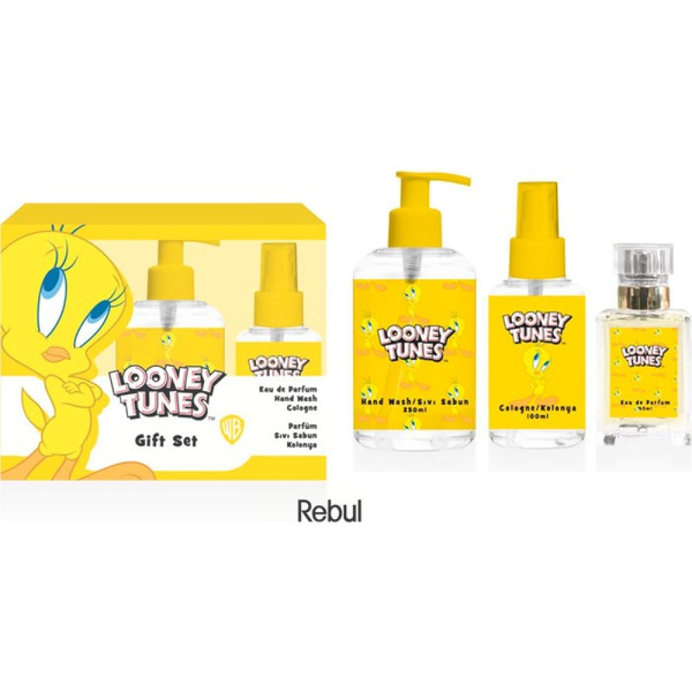 Rebul Warner Bros Tweety 3'lü Set - Açık Sarı Bebek Kolonyası Fiyatı