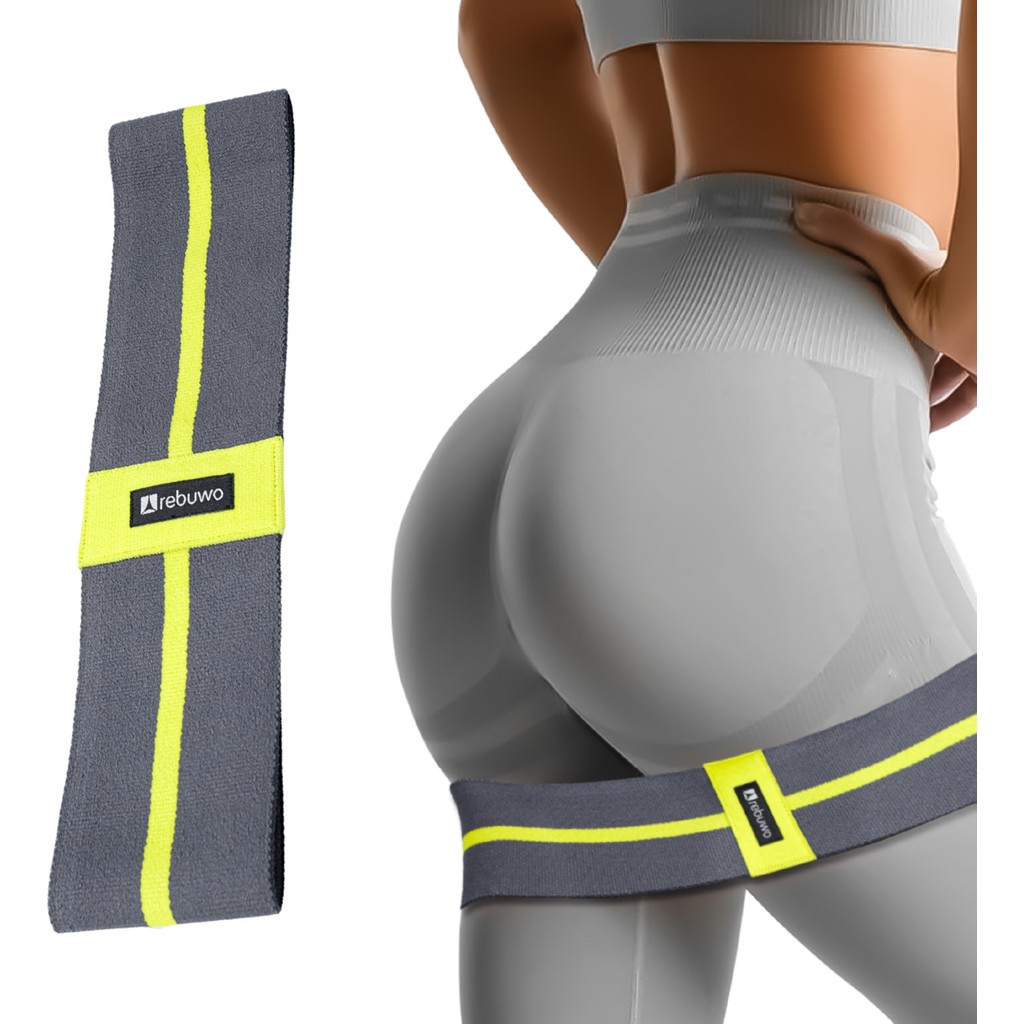 Rebuwo Squat Bant Pilates Fitness Spor Kalça Egzersizleri Direnç Bandı Direnç Lastiği 35CM SSD / Solid State Drive Fiyatı