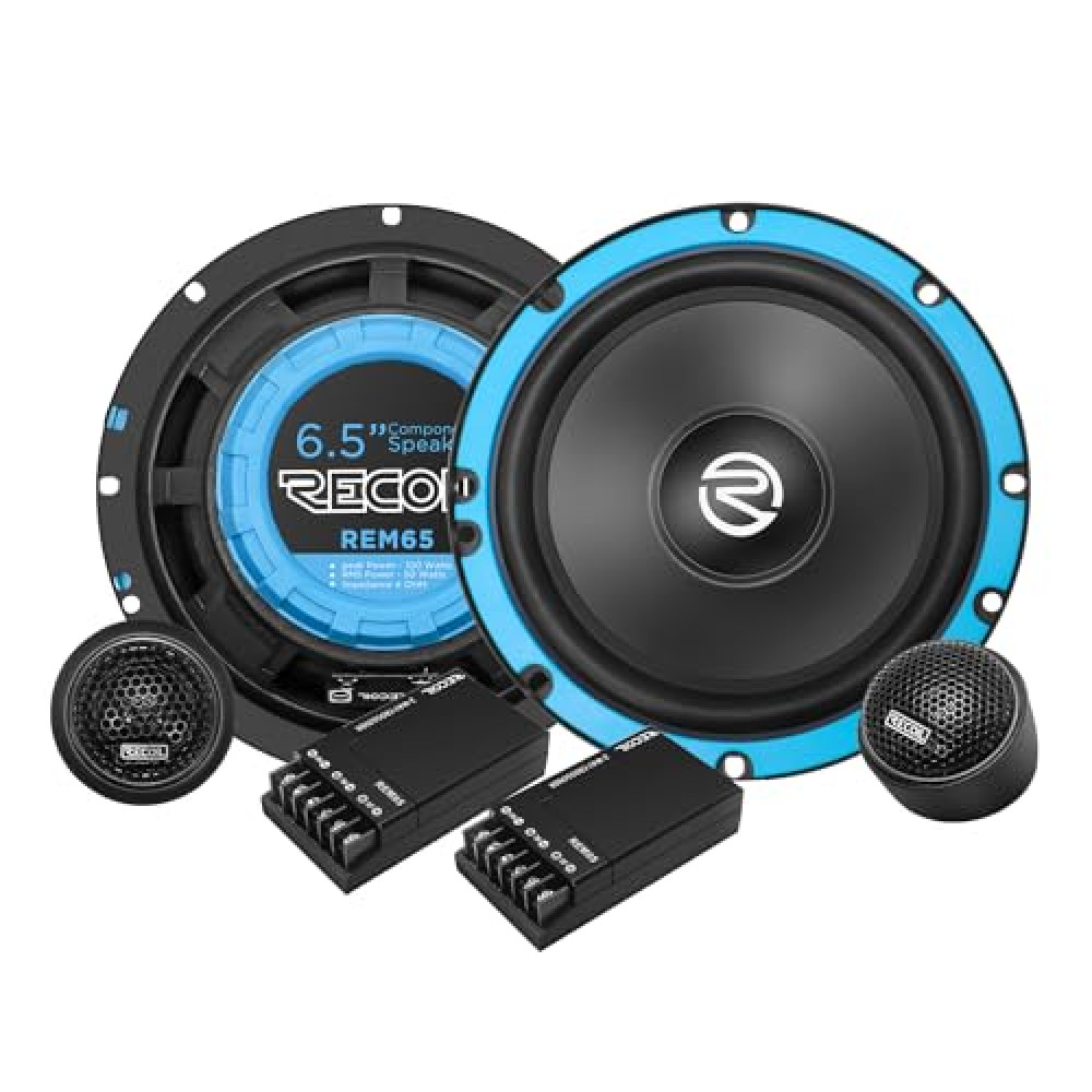 RECOIL REM65 Echo Series 6.5-Inch Car Audio Component Speaker System Car Speakers & Subwoofer Fiyatı