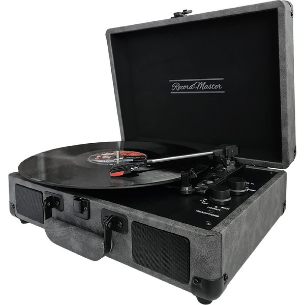 Record Master ST14012 Retro Pikap - Bluetooth ve Şarj Özellikli - Özel Dış Kaplama - Tüm Plakları Çalabilme - Gri Pikap & Aksesuarları Fiyatı