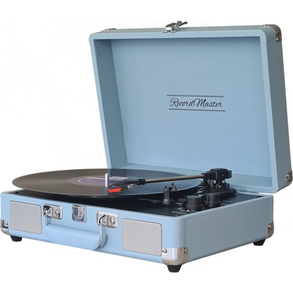Record Master St14012 Retro Pikap - Pudra Mavi - Bluetooth Ve Şarj Özellikli - Tüm Plakları Çalabilme - Mercan Pikap & Aksesuarları Fiyatı