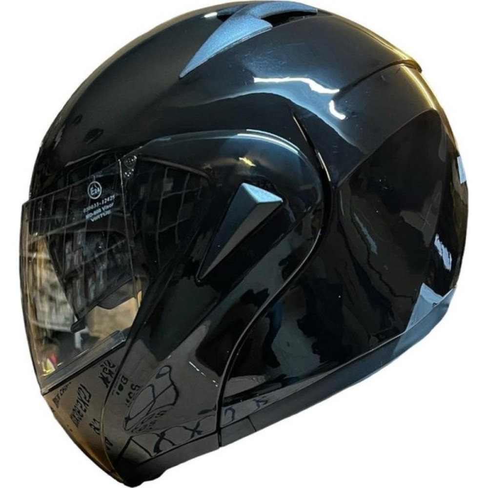 Rectus Çene Açılır Kask Vizörlü Siyah Ece Belgeli - S Motorsiklet Kaskları Fiyatı