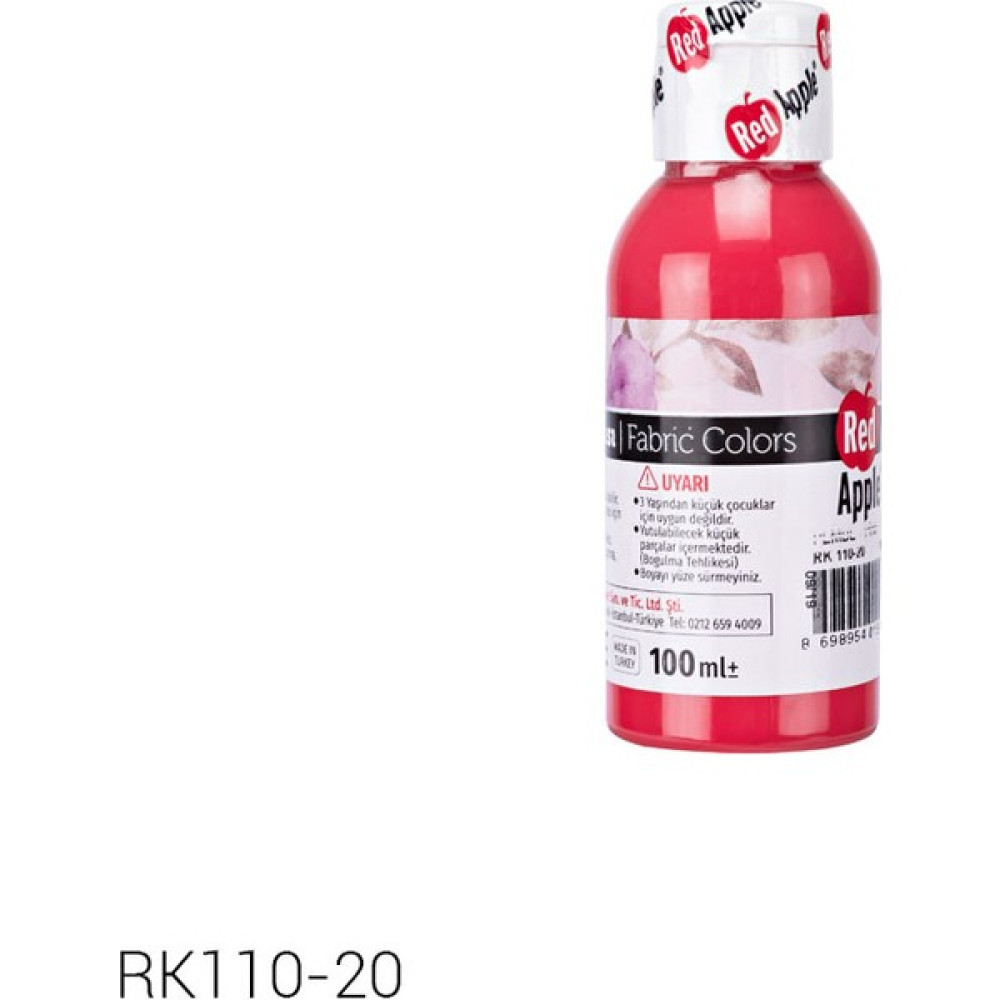 Red Apple Kumas Boyası 100 ml Pembe RK110-20 Oto Boyaları Fiyatı