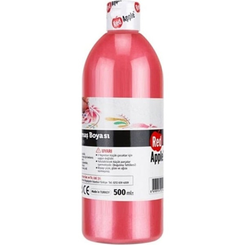 Red Apple Metalik Kumaş Boyası 500 Ml. M.pembe Oto Boyaları Fiyatı