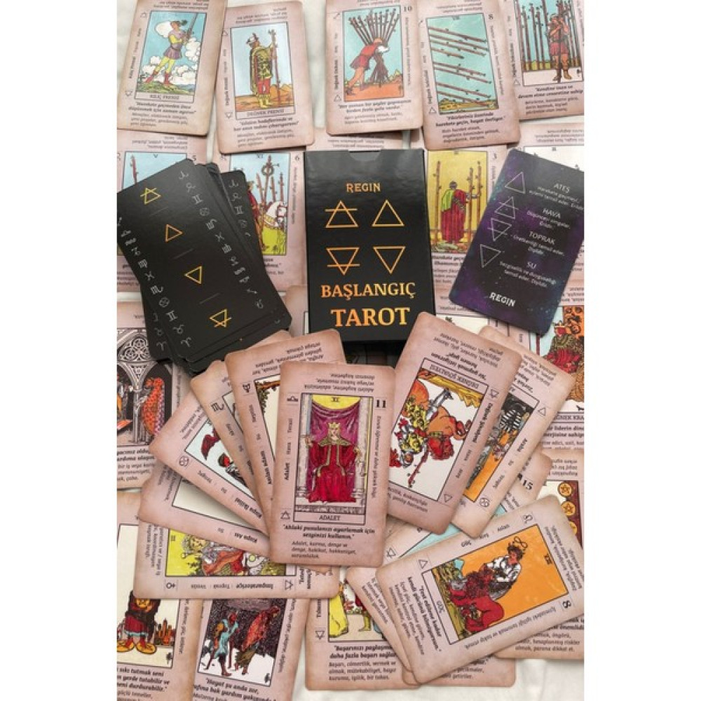 Red Box Butik Regin Başlangıç Tarot Destesi - Renkli Oyun Takımları Fiyatı