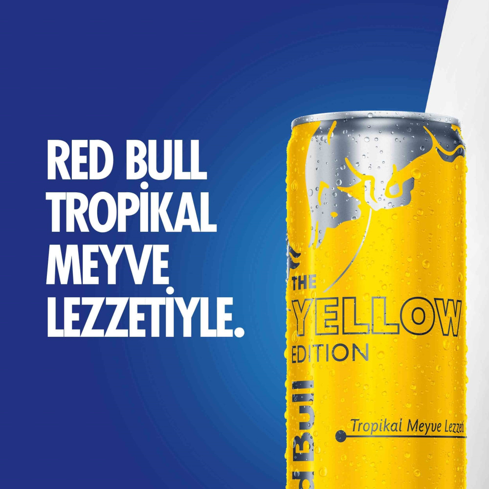 Red Bull Enerji İçeceği Tropikal Meyve 250 ml X 24'lü Paket