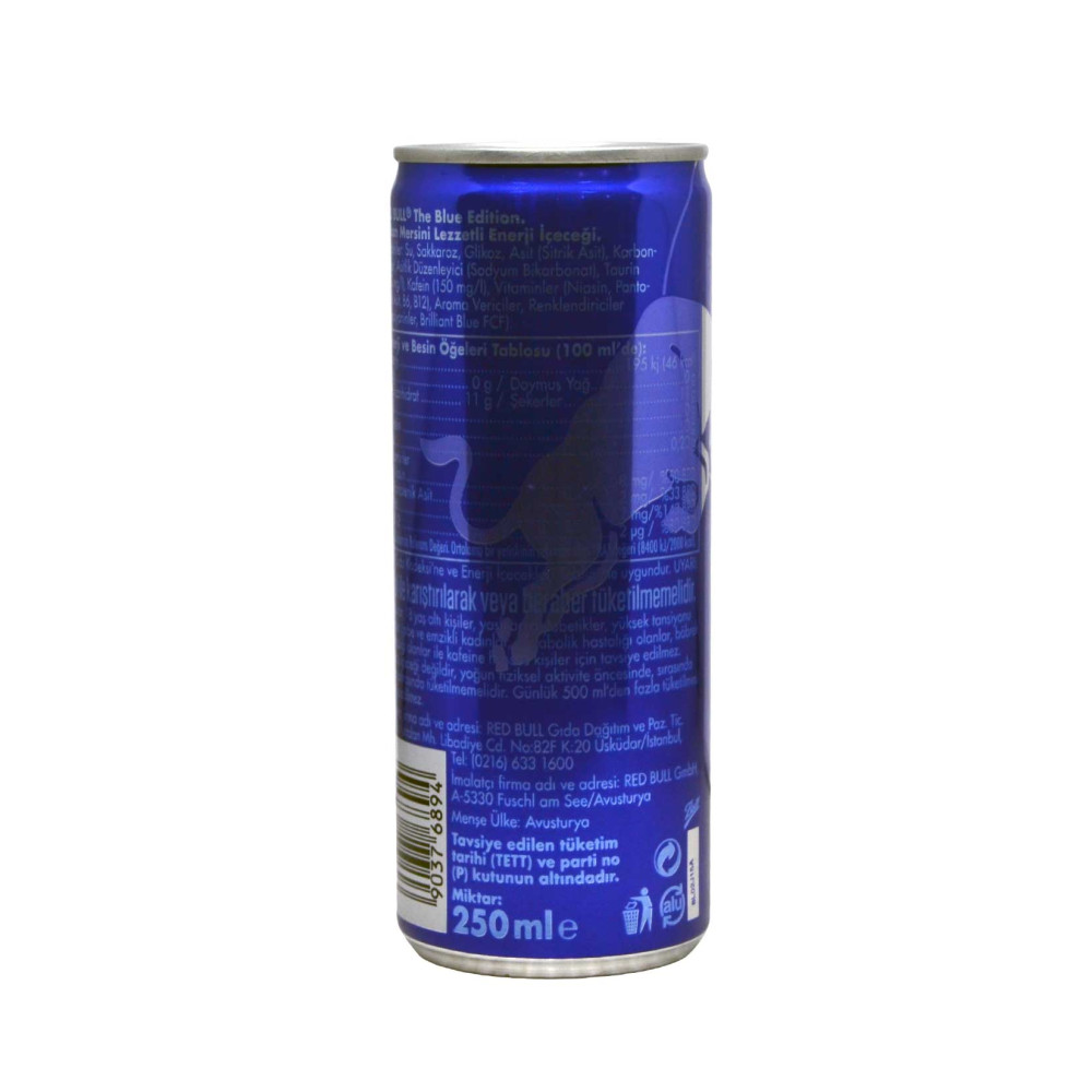 Red Bull Enerji İçeceği Yaban Mersini 250 ml X 24'lü Paket