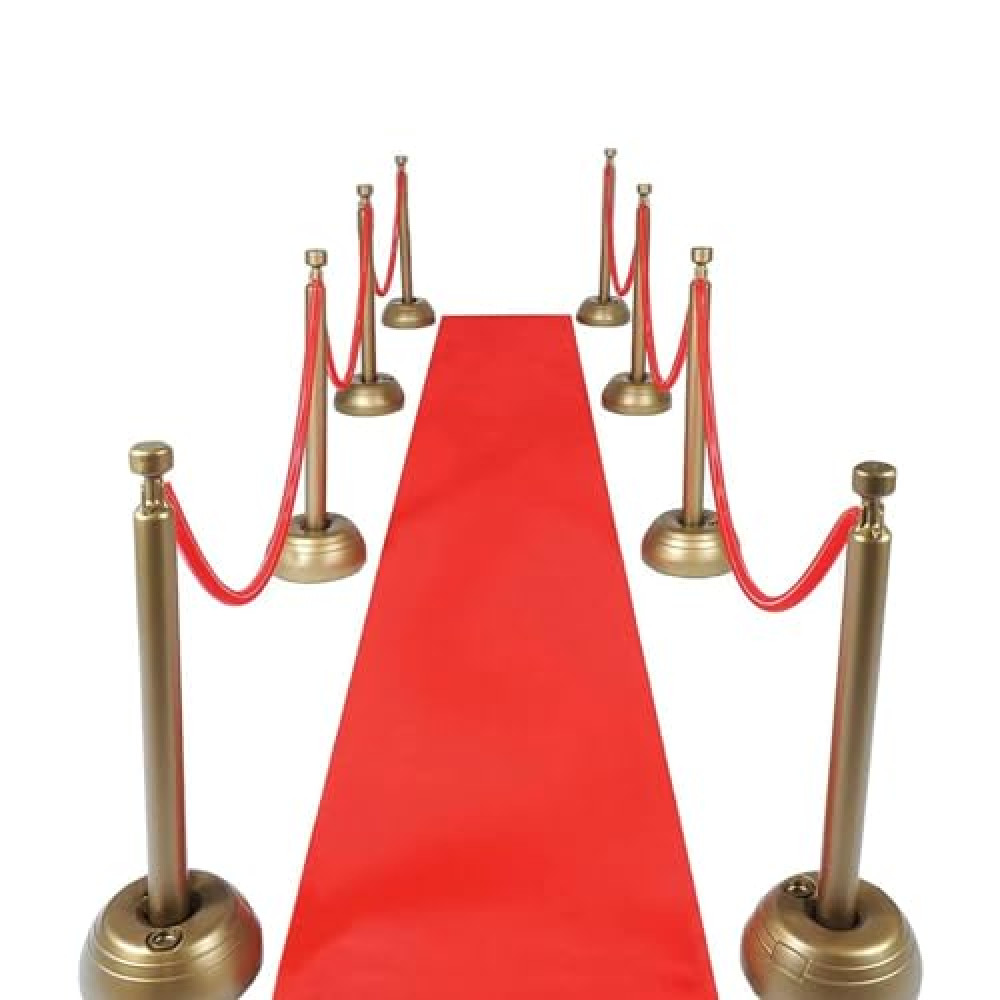 Red Carpet Runner for Party, 2 x 15 ft, Non-Woven Polyester Fabric Aisle Runner for Wedding Ceremony, Hollywood Red Carpet for VIP Awards Night Theme Party Decorations