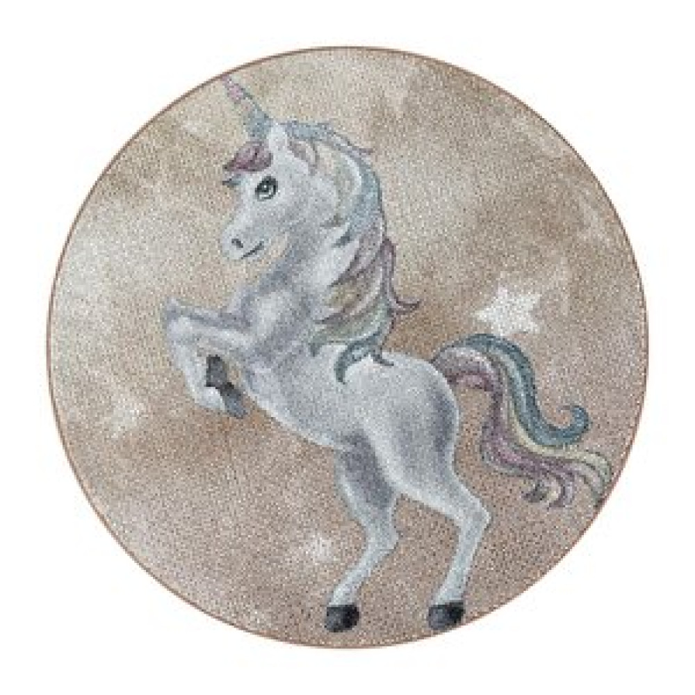 Red Halı Çocuk Halısı Modern Unicorn Tasarım Pastel Renk Kreş Halısı Sarı-renkli 160 cm Bebek Odası Halı Fiyatı