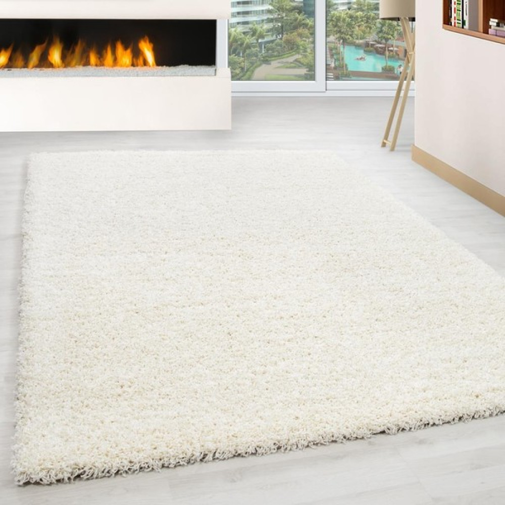 Red Halı Halı Yüksek Tüylü Düz Krem Kabarık Uzun Tüylü Shaggy Oturma Odası Halı - Renkli - 100 x 200 cm Salon Halısı Fiyatı