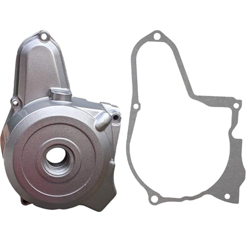 RedCap Left Side Stator Cover for 6-Coil Stator Engines Compatible with 50cc 70cc 90cc 100cc 110cc 125cc ATV Dirt Bike Go Kart Fits Lifan TaoTao Coolster Vitacci Apollo X-Pro (6 Coil Stator)