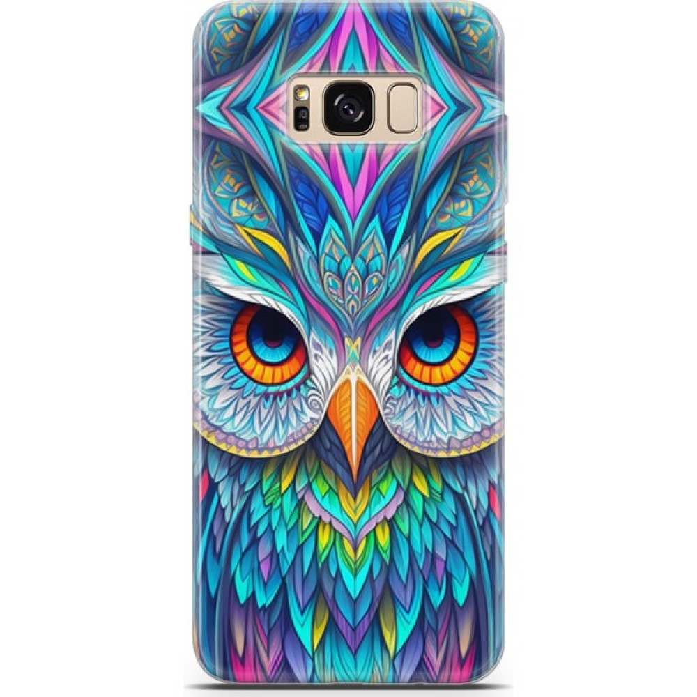 RedClick Galaxy S8 Uyumlu Kılıf Yapayzeka 30 Baykuş Kenarları Şeffaf Kapak - Leylak Cep Telefonu Kılıfı Fiyatı