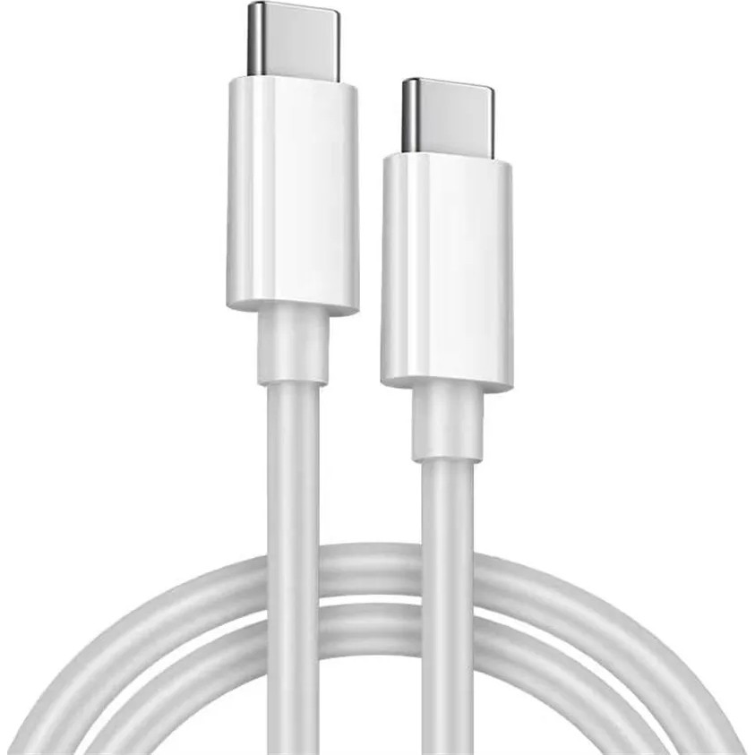 Redclick iPhone Android Samsung Type-C To Type-C Pd Hızlı Şarj Özellikli Data ve Şarj Kablosu 1m - Beyaz - beyaz 1m Bilgisayar Çevirici ve Adaptörü Fiyatı