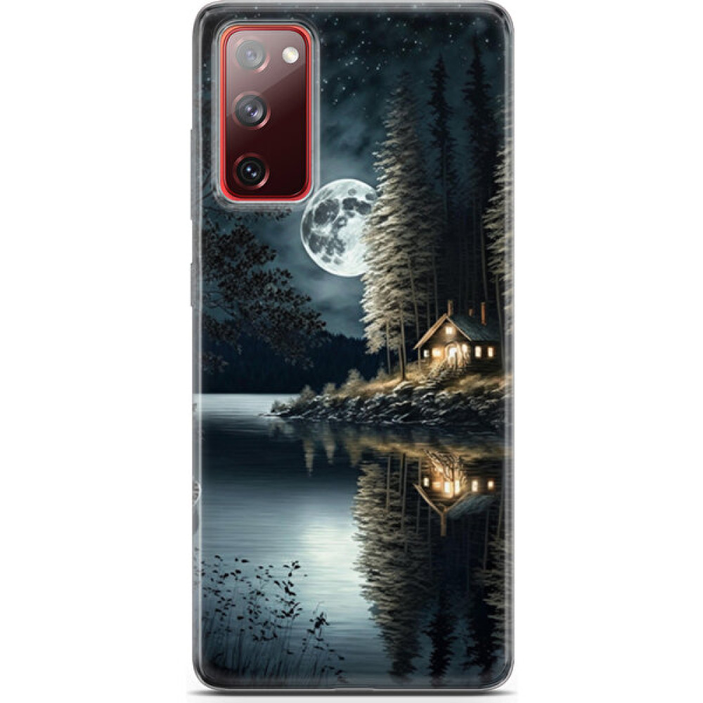 RedClick Samsung Galaxy S20 Fe Uyumlu Kılıf Miraks 15 Mehtap Orman Gölü Kalın Silikon Alpine Cep Telefonu Kılıfı Fiyatı