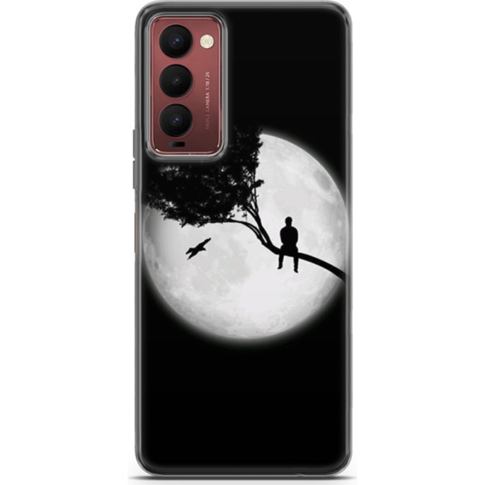 RedClick Tecno Camon 18 Uyumlu Kılıf Miraks 14 Özgür Dolunay Cover Kılıf Beyaz Cep Telefonu Kılıfı Fiyatı
