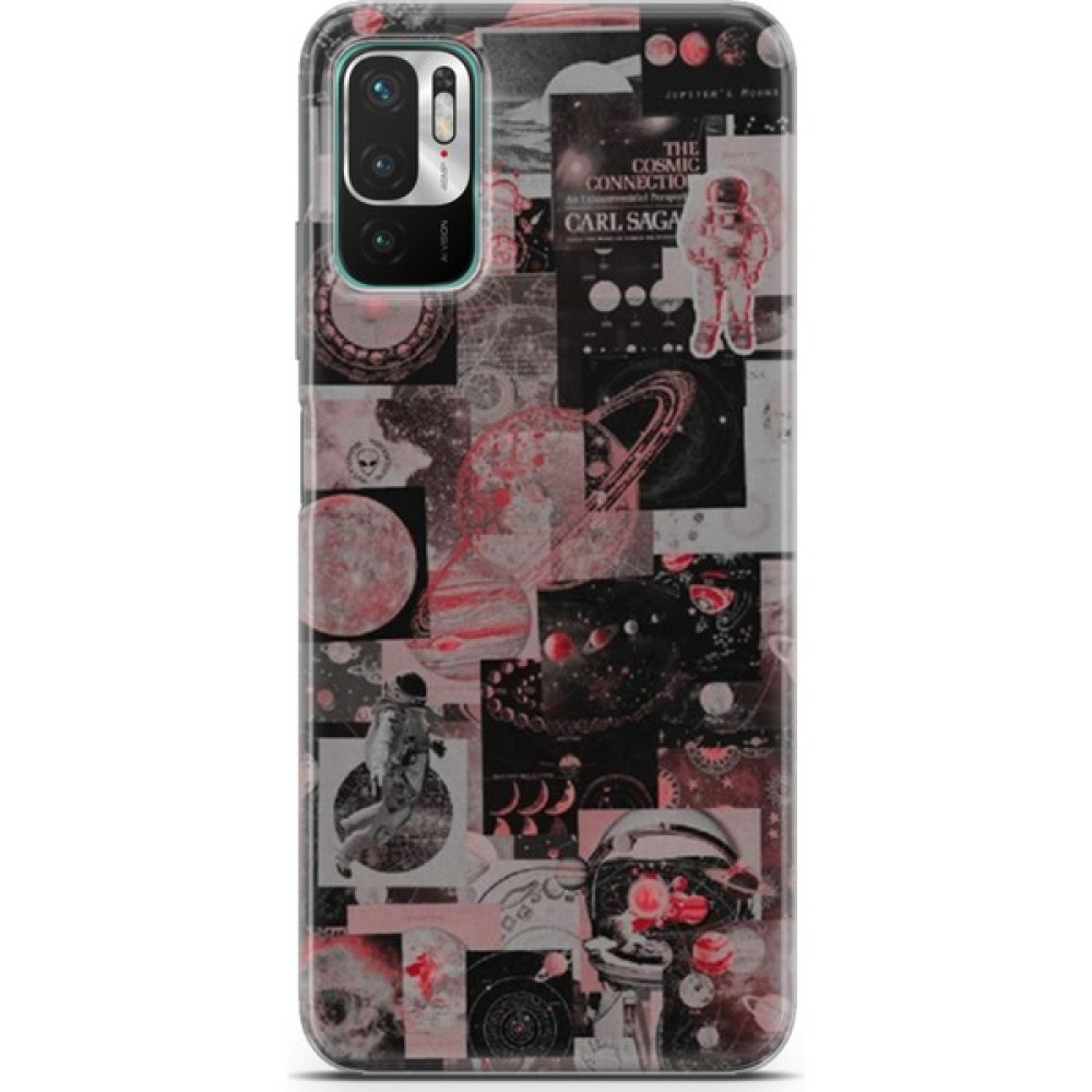 RedClick Xiaomi Redmi Note 10 5g Kılıf Monero 14 Astronot Satürn ve Gezegenler Cover Kılıf - Desenli Cep Telefonu Kılıfı Fiyatı