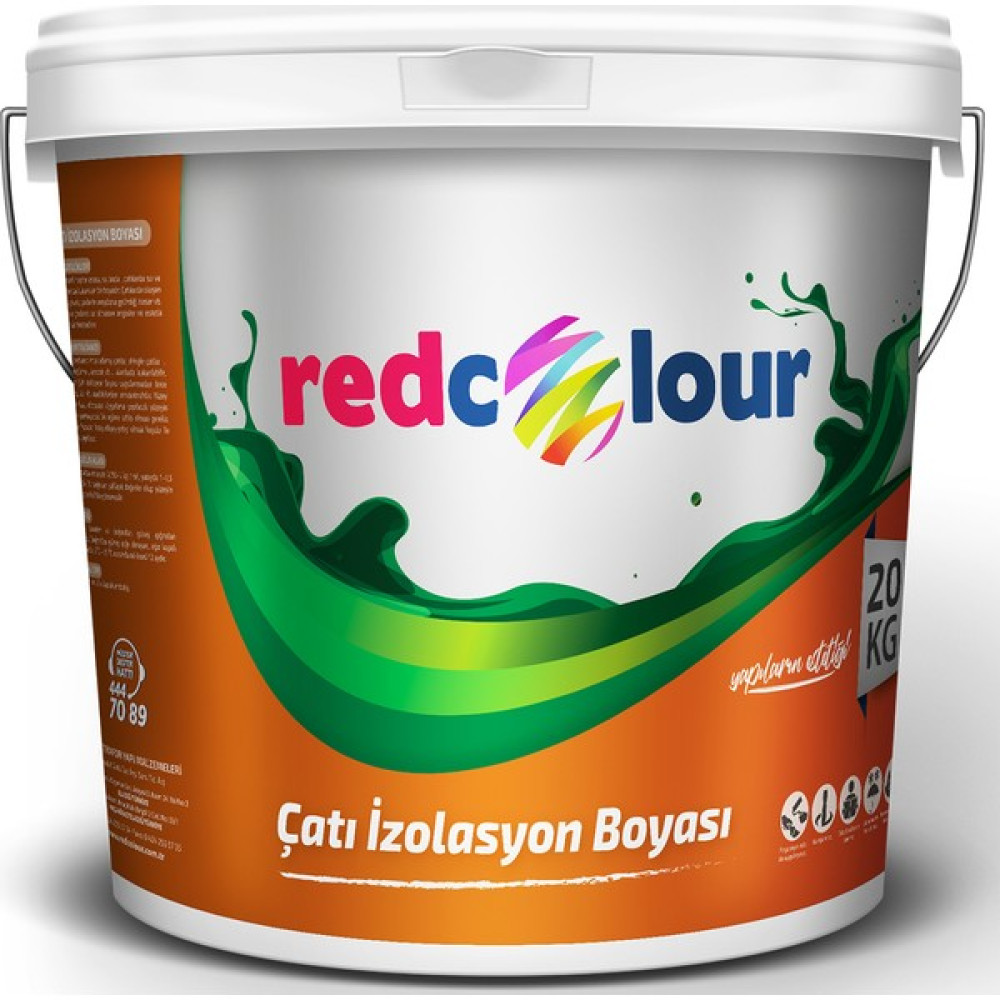Redcolour Çatı İzolasyon Boyası 20 kg Boyalar & Boyacı Aletleri Fiyatı