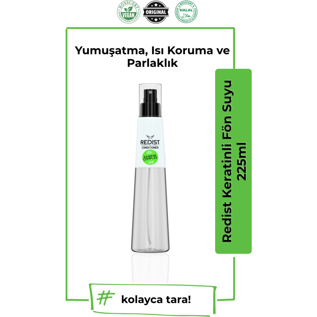 Redist Keratin Fön Suyu 225 ml Saç Bakım Maskeleri & Serumlar & Spreyler Fiyatı