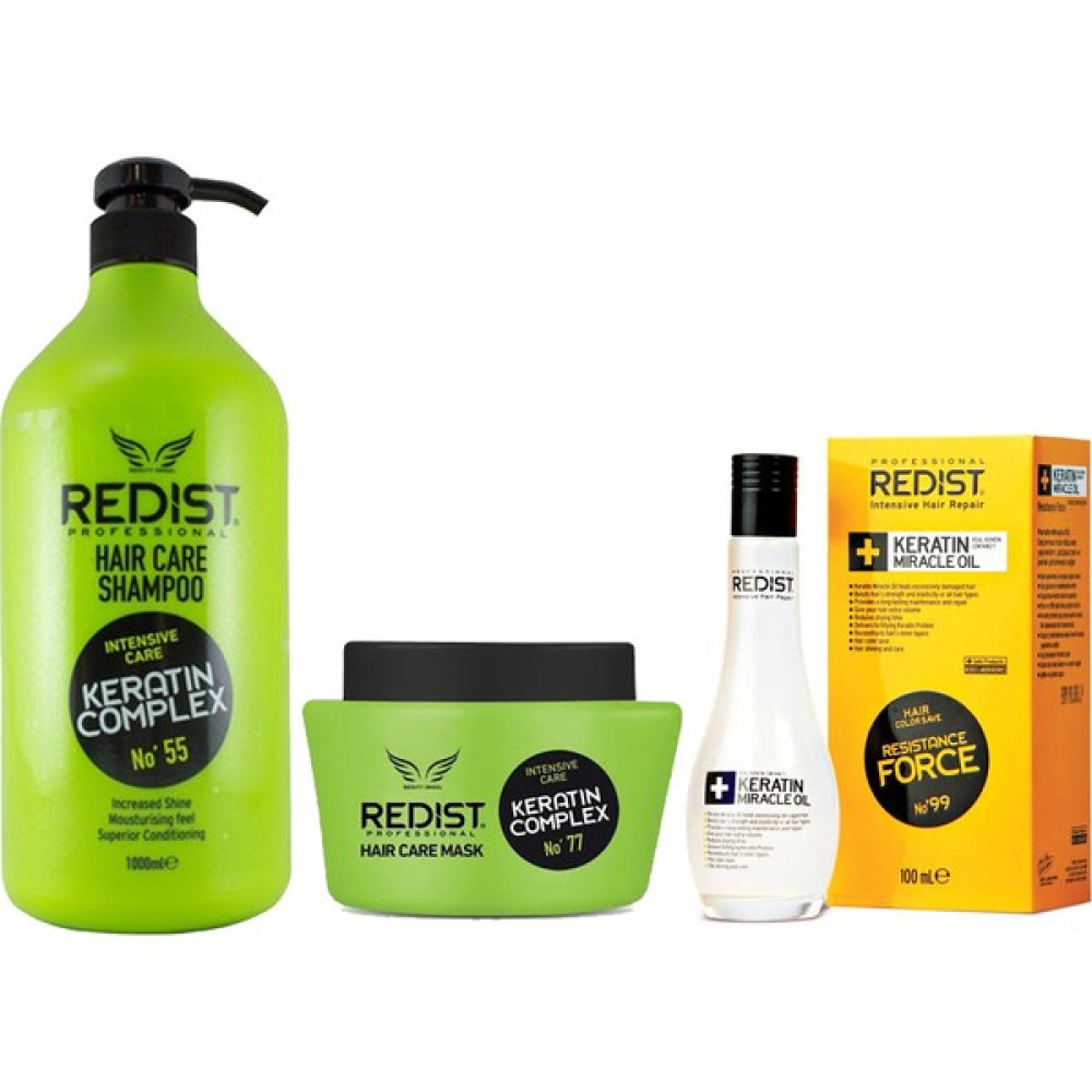 Redist Keratin Yağı 100 ml + Keratin Maske 500 ml + Keratin Şampuan 1000 ml Şampuan ve Saç Kremi Fiyatı