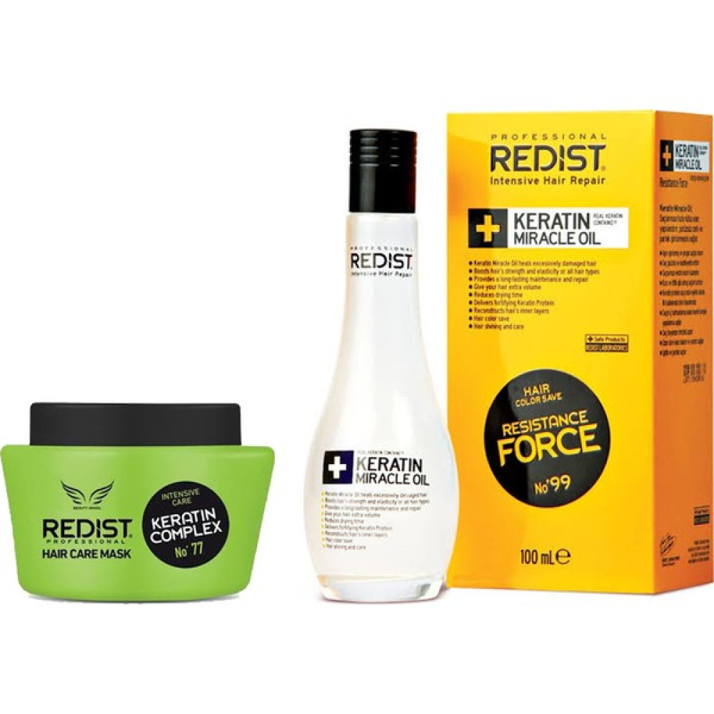 Redist Keratin Yağı 100 ml + Redist Keratin Maske 500 ml Set Saç Bakım Maskeleri & Serumlar & Spreyler Fiyatı
