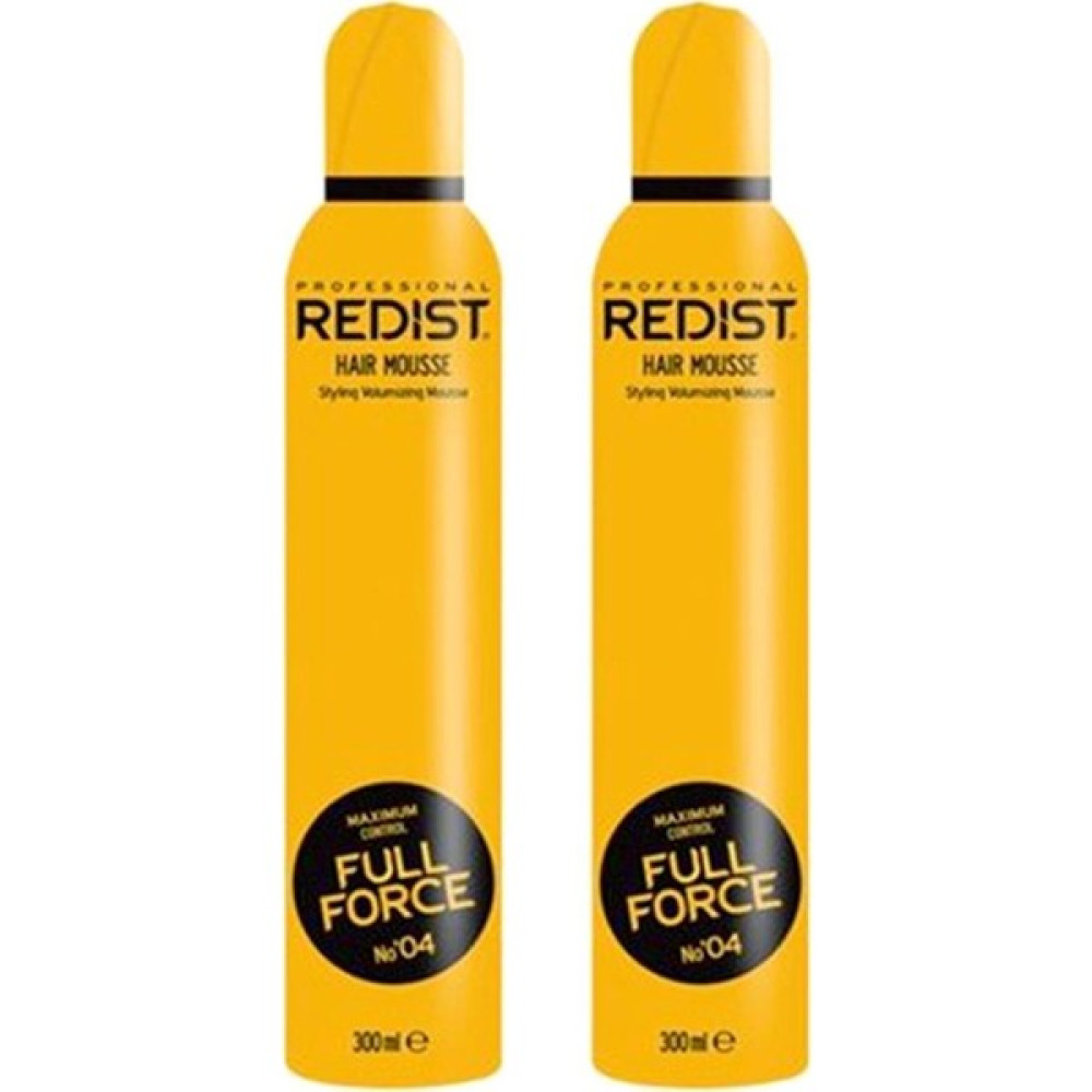 Redist Professional Full Force Hair Mousse Saç Köpüğü 2x300 ml Saç Şekillendirici Köpük Fiyatı