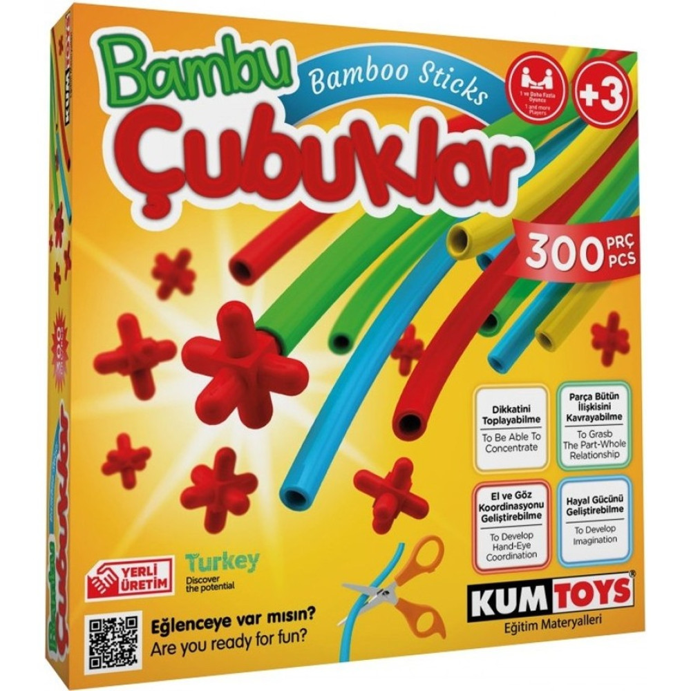 Redka 5462 Kumtoys Bambu Çubuklar - Renkli Diğer Fiyatı