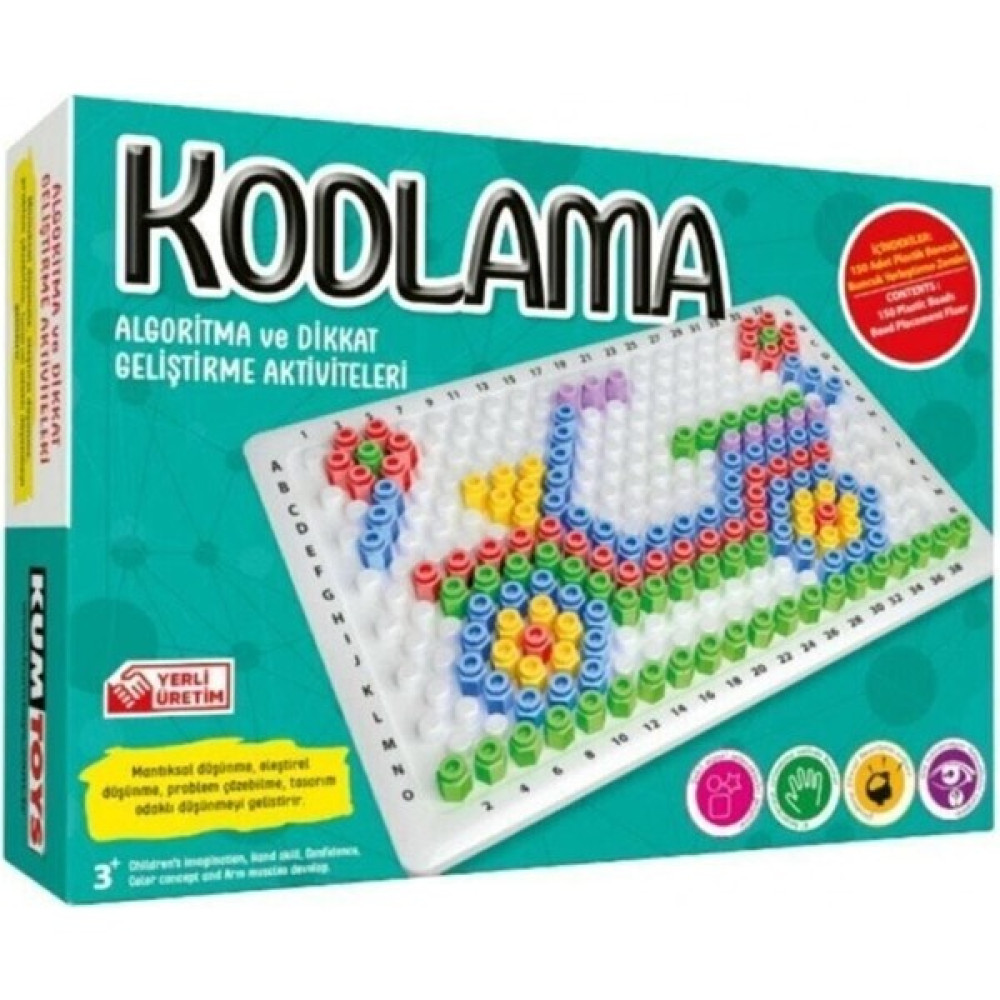 Redka Akıl Oyunları Kodlama Algoritma ve Dikkat Geliştirme Aktiviteleri Redka Kumtoys - Renkli Eğitici Oyuncak Fiyatı