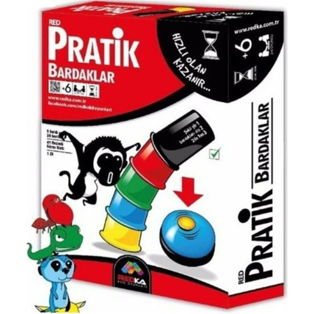 Redka Pratik Bardaklar Zeka Mantık ve Strateji Akıl Oyunları Eğitici Oyuncak Fiyatı