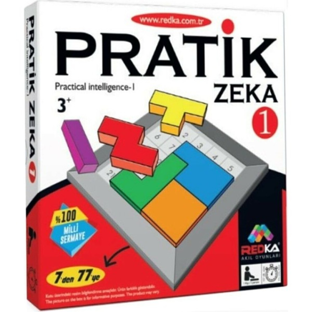 Redka Pratik Zeka 1 Zeka Mantık ve Strateji Oyunu (Akıl Oyunları) Eğitici Oyuncak Fiyatı