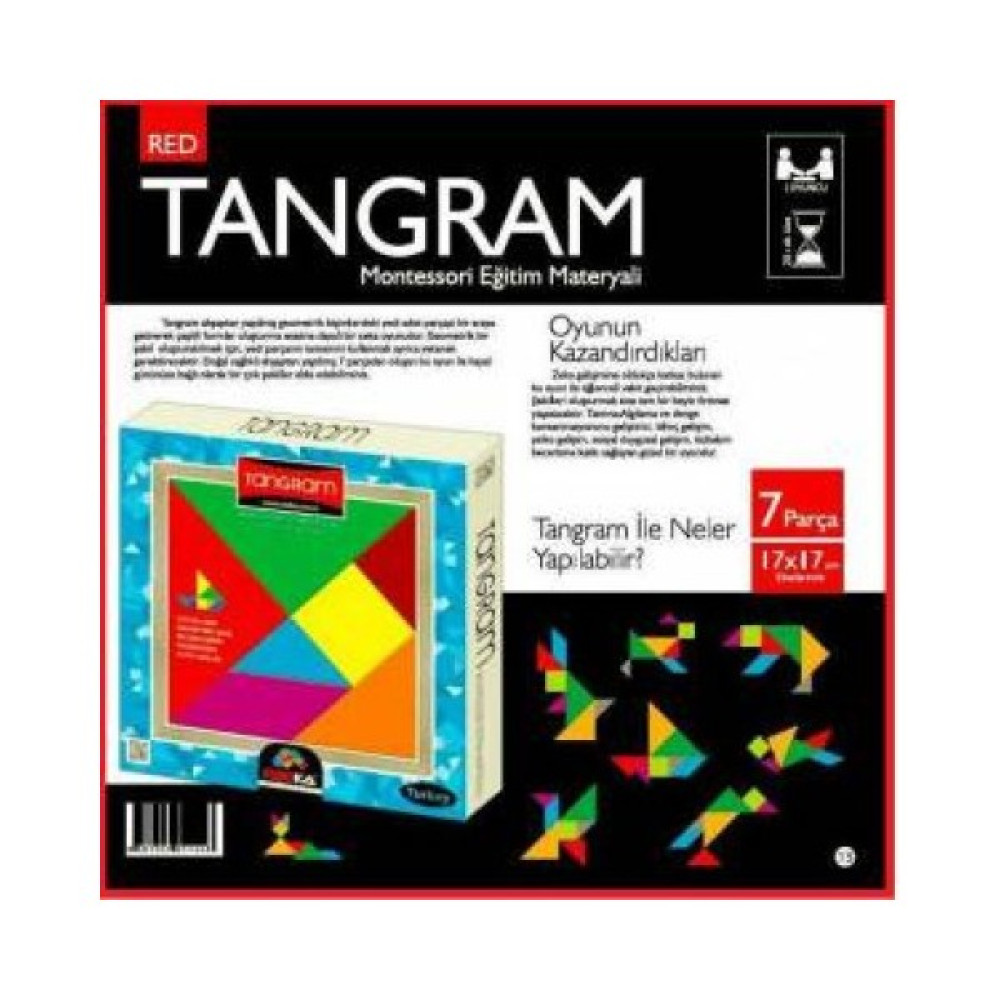 Redka Renkli Tangram Eğitici Oyuncak Fiyatı