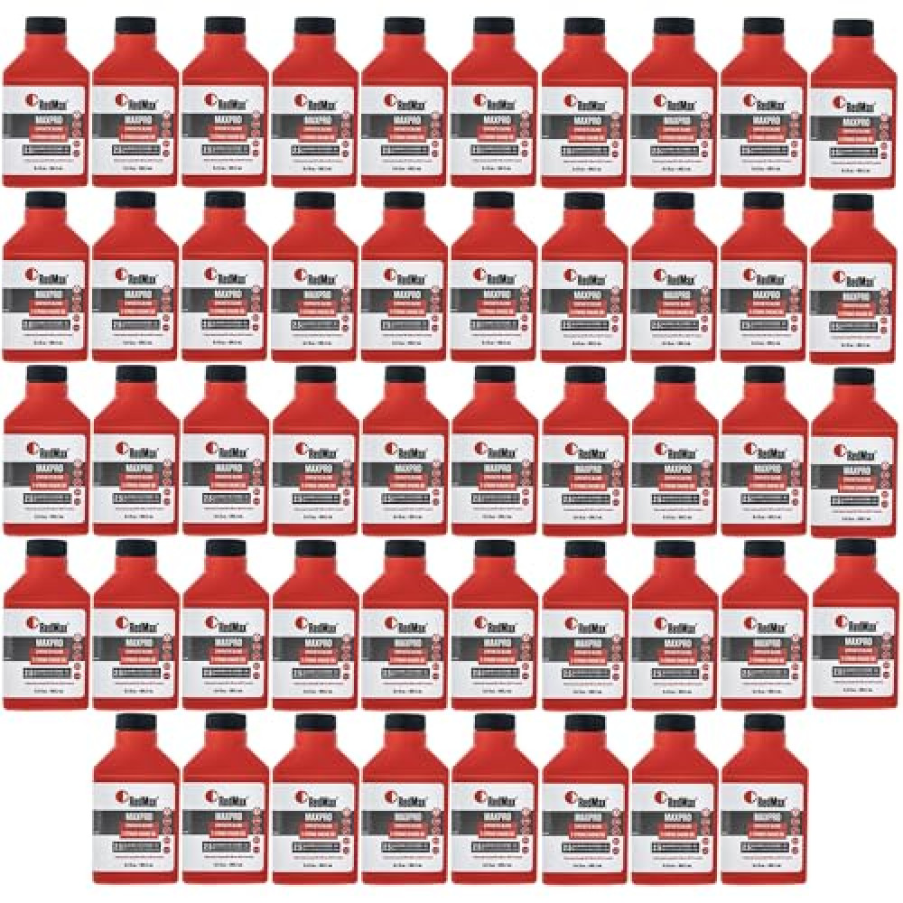 RedMax 580357203 OEM MaxLife 2-Cycle Oil 6.4oz 50:1 2.5 Gallon Mix, Case of 48