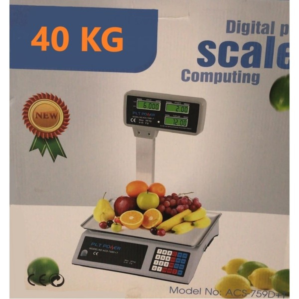 Redmoon 40 kg Elektronik A++ Kalite Boyunlu Manav/ Kasap / Market Terazi - 0 - Açık Mavi Ölçüm Aletleri / Cihazları Fiyatı