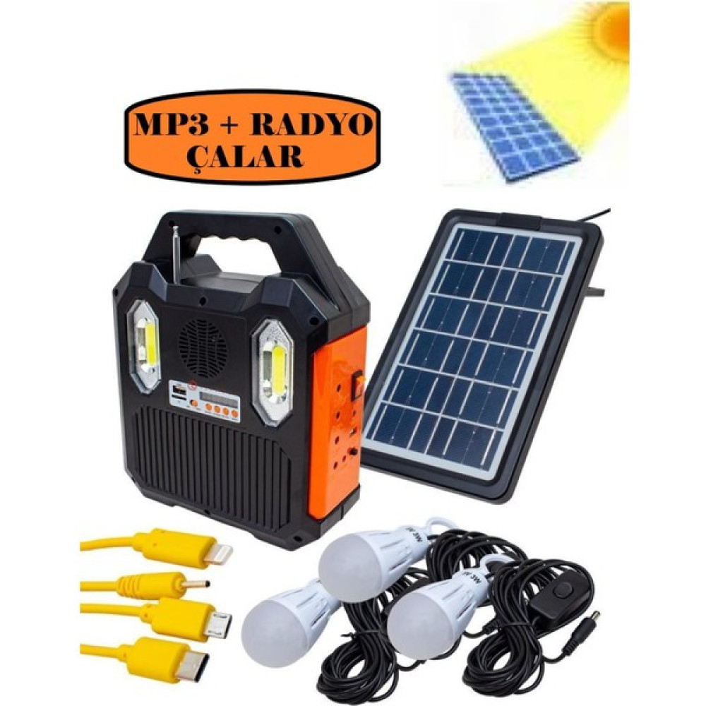 Redmoon AT-903 Güneş Enerjili Solar Şarjlı Mp3-Radyo Çalarlı Çadır Kamp Aydınlatma Fener Seti Kamp Aksesuarı Fiyatı