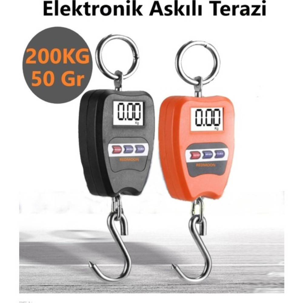 Redmoon Elektronik Askılı Terazi 200 kg Çengeli Baskül - 0 - Açık Mavi Ölçüm Aletleri / Cihazları Fiyatı