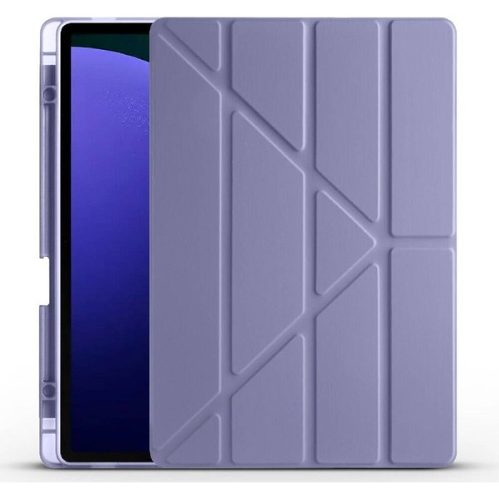 Redmud Teknoloji Samsung Galaxy Tab S10 Plus 12,4 Inç Uyumlu Kılıf Üçgen Standlı Kalem Bölmeli Silikon Tablet Kılıfı - Lavanta Tablet Kılıfı Fiyatı