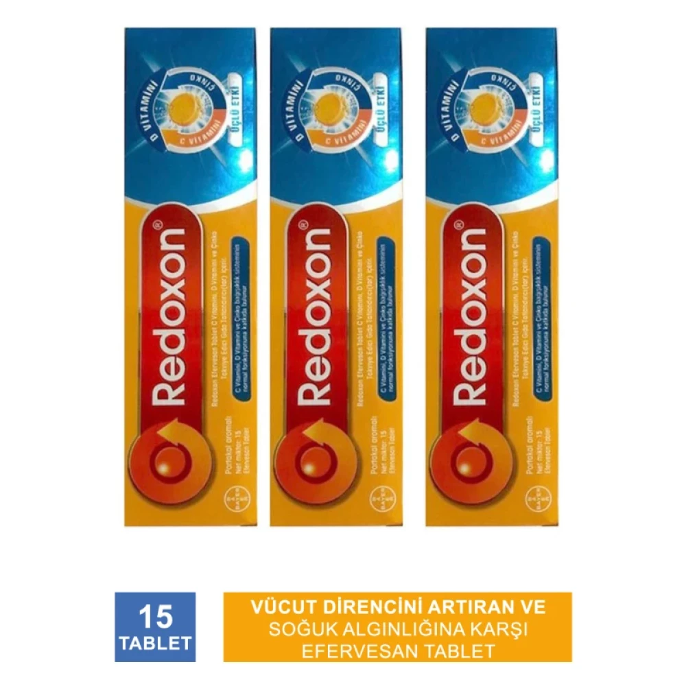 Redoxon 3'Lu Etkili 15 Efervesan Tablet 3 Paket Sağlık / Bakım / Kozmetik Fiyatı